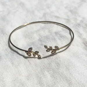 18k Gold Plated Bracelet with Swarovski Crystals